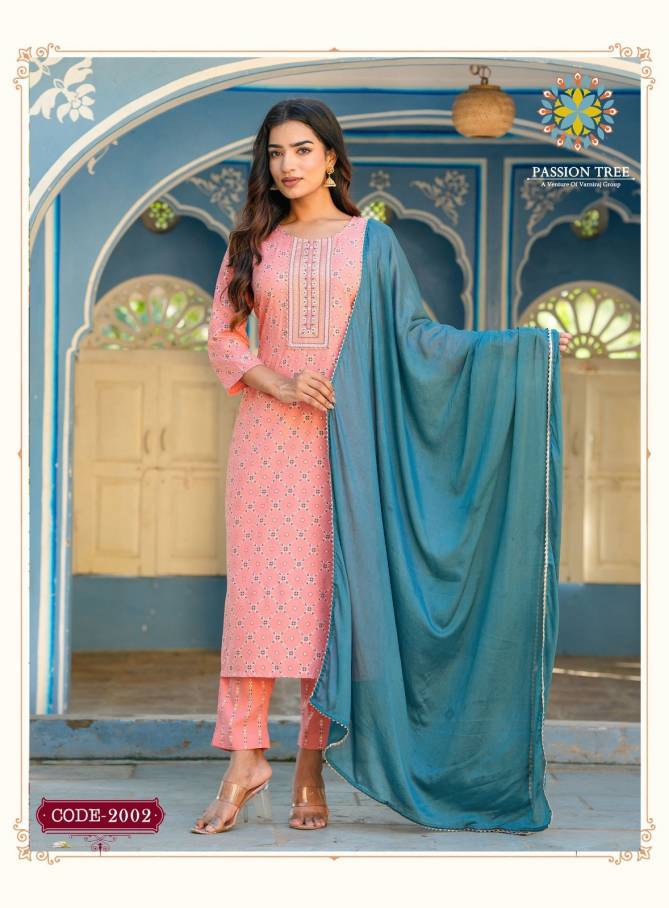 Harvi Vol 2 By Passion Tree Straight Cut Readymade Suits Catalog
